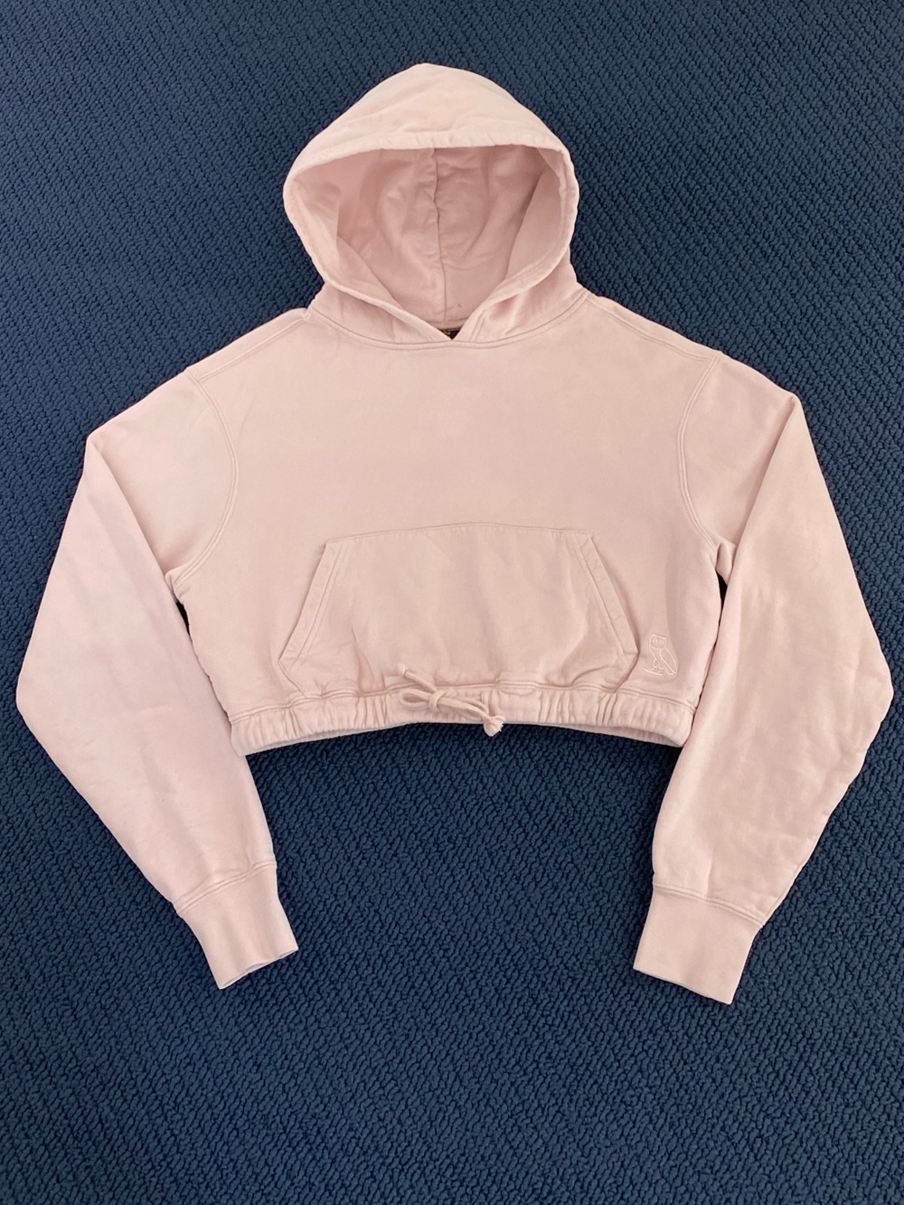 Pink O.V.O Drake Boxy Hoodie